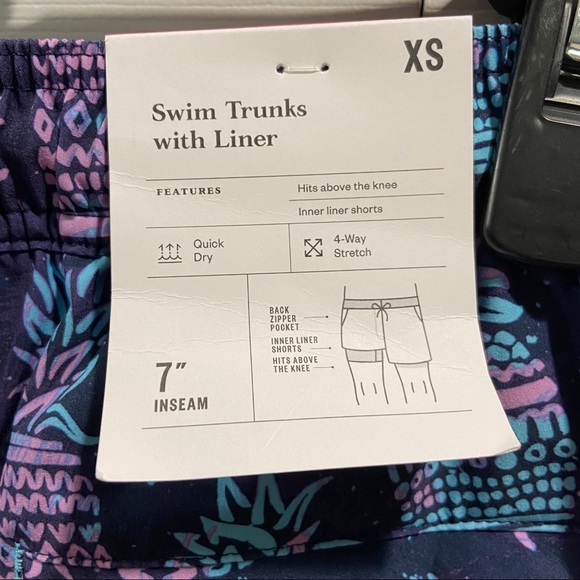 Goodfellow & Co. Quick Dry Swim Trunks 7” Inseam - Picture 3 of 5